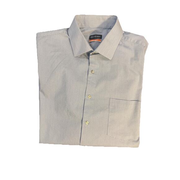 Van Heusen Other - Van Heusen Regular Fit Stretch Dress Shirt Mens Large 16-16.5 Long Sleeves